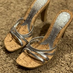 Cork screw Aldo silver/light blue